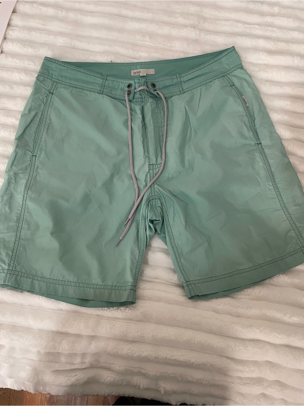 Onia Men's Mint Green Swim Trunks